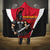 Trinidad and Tobago Cricket Knight Riders Hooded Blanket Trinbago Wave The Red