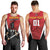 Custom Trinidad and Tobago Cricket Knight Riders Men Tank Top Trinbago Wave The Red