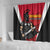 Trinidad and Tobago Cricket Knight Riders Shower Curtain Trinbago Wave The Red