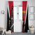 Trinidad and Tobago Cricket Knight Riders Window Curtain Trinbago Wave The Red - Wonder Print Shop