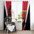 Trinidad and Tobago Cricket Knight Riders Window Curtain Trinbago Wave The Red - Wonder Print Shop