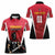 Custom Trinidad and Tobago Cricket Knight Riders Women Polo Shirt Trinbago Wave The Red - Wonder Print Shop