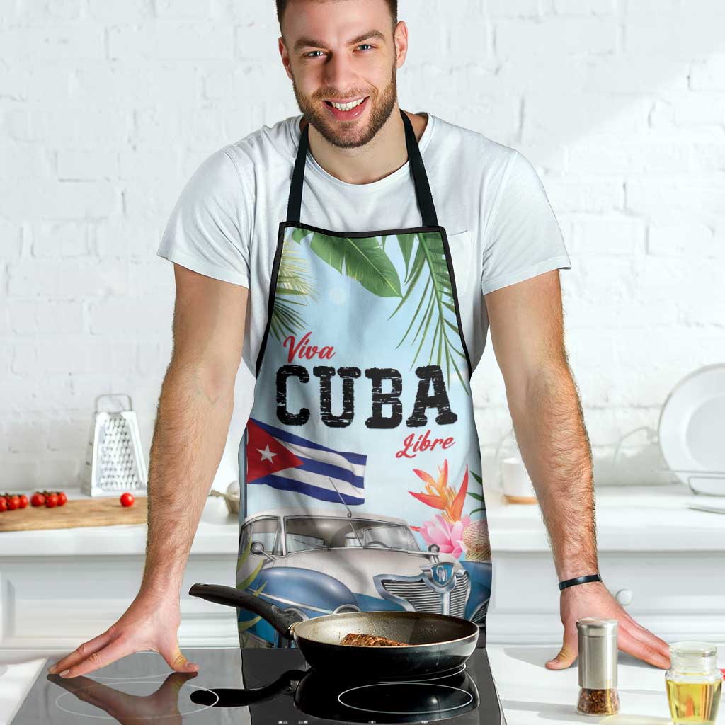 Viva Cuba Libre Apron Libre Car Tropical Style - Wonder Print Shop