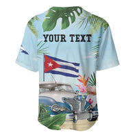 Personalized Viva Cuba Libre Baseball Jersey Libre Car Tropical Style - Wonder Print Shop