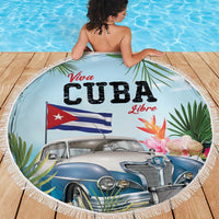 Viva Cuba Libre Beach Blanket Libre Car Tropical Style - Wonder Print Shop