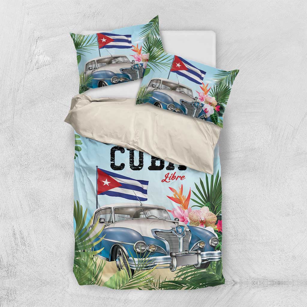 Viva Cuba Libre Bedding Set Libre Car Tropical Style - Wonder Print Shop