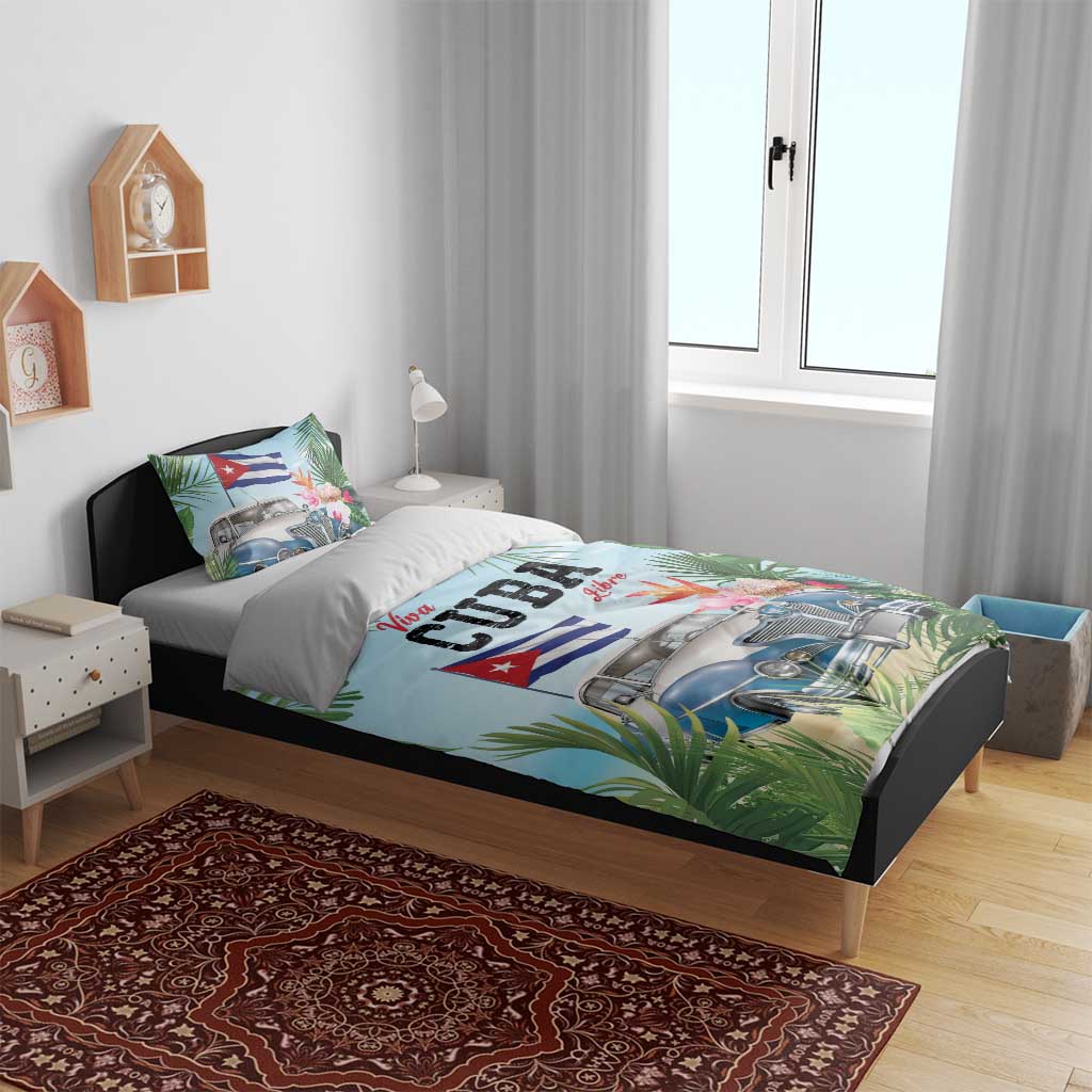 Viva Cuba Libre Bedding Set Libre Car Tropical Style - Wonder Print Shop