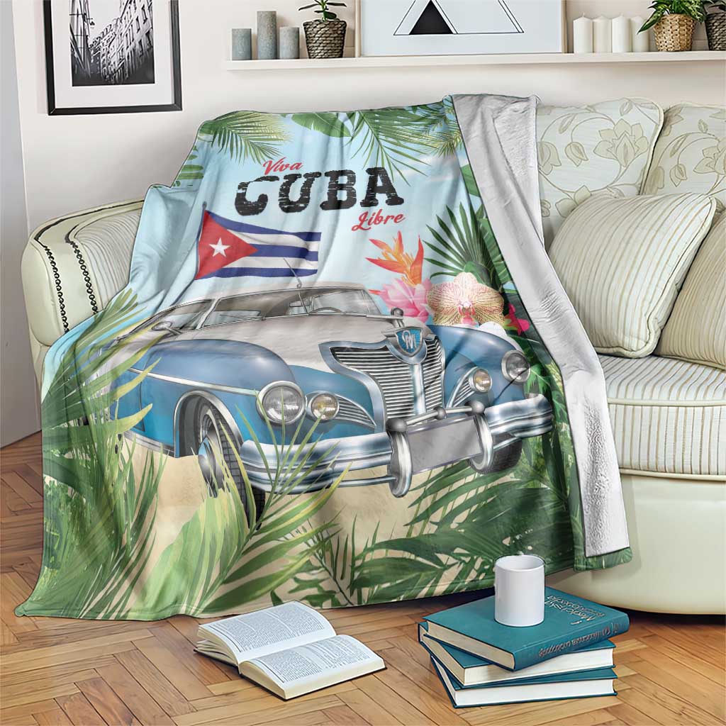 Viva Cuba Libre Blanket Libre Car Tropical Style - Wonder Print Shop