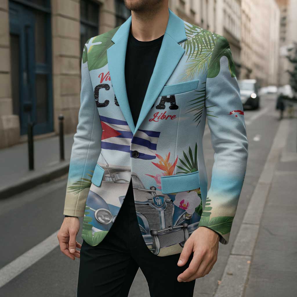 Personalized Viva Cuba Libre Blazer Libre Car Tropical Style - Wonder Print Shop