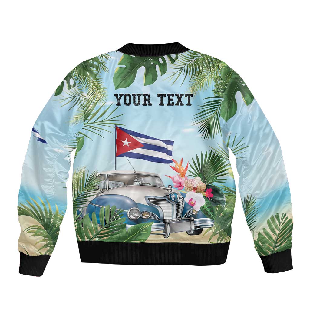 Personalized Viva Cuba Libre Bomber Jacket Libre Car Tropical Style - Wonder Print Shop