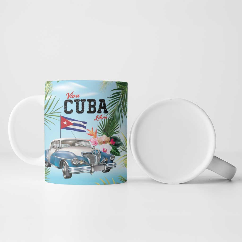 Personalized Viva Cuba Libre Ceramic Mug Libre Car Tropical Style - Wonder Print Shop
