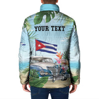 Personalized Viva Cuba Libre Padded Jacket Libre Car Tropical Style - Wonder Print Shop