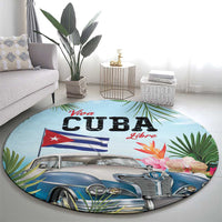 Viva Cuba Libre Round Carpet Libre Car Tropical Style - Wonder Print Shop