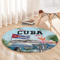 Viva Cuba Libre Round Carpet Libre Car Tropical Style - Wonder Print Shop