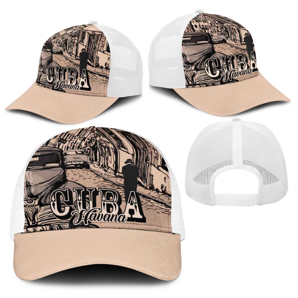 Cuba Havana Baseball Net Cap Libre Car Retro Style - Wonder Print Shop