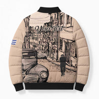 Personalized Cuba Havana Bomber Puffer Jacket Libre Car Retro Style - Wonder Print Shop