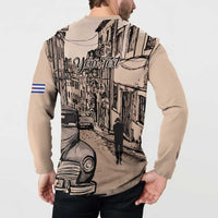 Personalized Cuba Havana Button Sweatshirt Libre Car Retro Style - Wonder Print Shop
