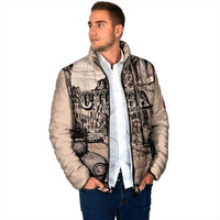 Personalized Cuba Havana Padded Jacket Libre Car Retro Style - Wonder Print Shop