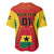 Ghana Football Baseball Jersey I Love Black Stars - Wonder Print Shop