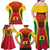 Ghana Football Family Matching Off Shoulder Maxi Dress and Hawaiian Shirt I Love Black Stars - Wonder Print Shop