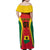 Ghana Football Family Matching Off Shoulder Maxi Dress and Hawaiian Shirt I Love Black Stars - Wonder Print Shop