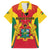 Ghana Football Family Matching Off Shoulder Short Dress and Hawaiian Shirt I Love Black Stars - Wonder Print Shop