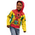 Ghana Football Kid Hoodie I Love Black Stars - Wonder Print Shop