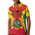 Ghana Football Kid Polo Shirt I Love Black Stars - Wonder Print Shop