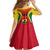 Ghana Football Kid Short Sleeve Dress I Love Black Stars - Wonder Print Shop