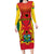 Ghana Football Long Sleeve Bodycon Dress I Love Black Stars - Wonder Print Shop