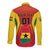 Ghana Football Long Sleeve Button Shirt I Love Black Stars - Wonder Print Shop