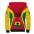 Ghana Football Sherpa Hoodie I Love Black Stars - Wonder Print Shop