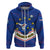 Cape Verde Football Hoodie Come On Tubaroes Azuis - Wonder Print Shop