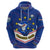 Cape Verde Football Hoodie Come On Tubaroes Azuis - Wonder Print Shop