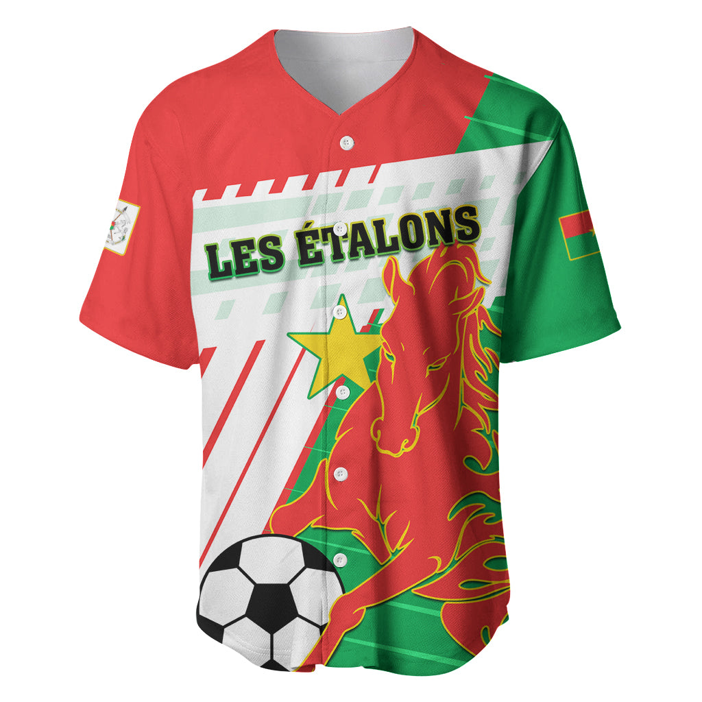 Burkina Faso Football Baseball Jersey Go Les Etalons - Wonder Print Shop