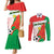 Burkina Faso Football Couples Matching Mermaid Dress and Long Sleeve Button Shirt Go Les Etalons