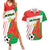 Burkina Faso Football Couples Matching Summer Maxi Dress and Hawaiian Shirt Go Les Etalons - Wonder Print Shop