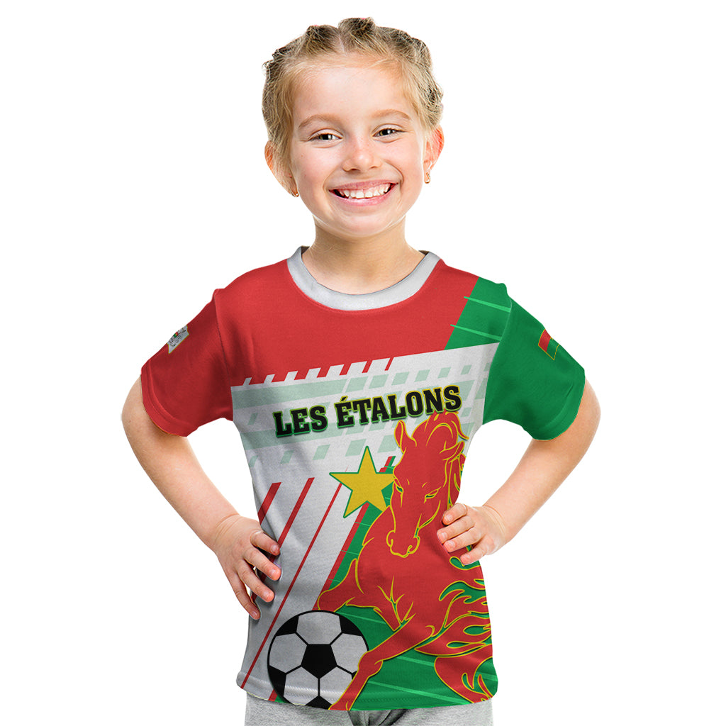 Burkina Faso Football Kid T Shirt Go Les Etalons - Wonder Print Shop