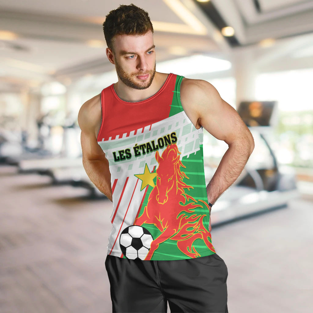 Burkina Faso Football Men Tank Top Go Les Etalons - Wonder Print Shop