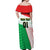 Burkina Faso Football Off Shoulder Maxi Dress Go Les Etalons - Wonder Print Shop