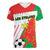 Burkina Faso Football Women V Neck T Shirt Go Les Etalons - Wonder Print Shop