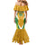 South Africa Soccer Family Matching Mermaid Dress and Hawaiian Shirt Come On Bafana Bafana - Wonder Print Shop