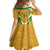 South Africa Soccer Family Matching Off Shoulder Short Dress and Hawaiian Shirt Come On Bafana Bafana - Wonder Print Shop