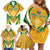 South Africa Soccer Family Matching Off Shoulder Short Dress and Hawaiian Shirt Come On Bafana Bafana - Wonder Print Shop