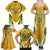 South Africa Soccer Family Matching Summer Maxi Dress and Hawaiian Shirt Come On Bafana Bafana - Wonder Print Shop