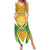 South Africa Soccer Family Matching Summer Maxi Dress and Hawaiian Shirt Come On Bafana Bafana - Wonder Print Shop