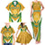 South Africa Soccer Family Matching Tank Maxi Dress and Hawaiian Shirt Come On Bafana Bafana - Wonder Print Shop