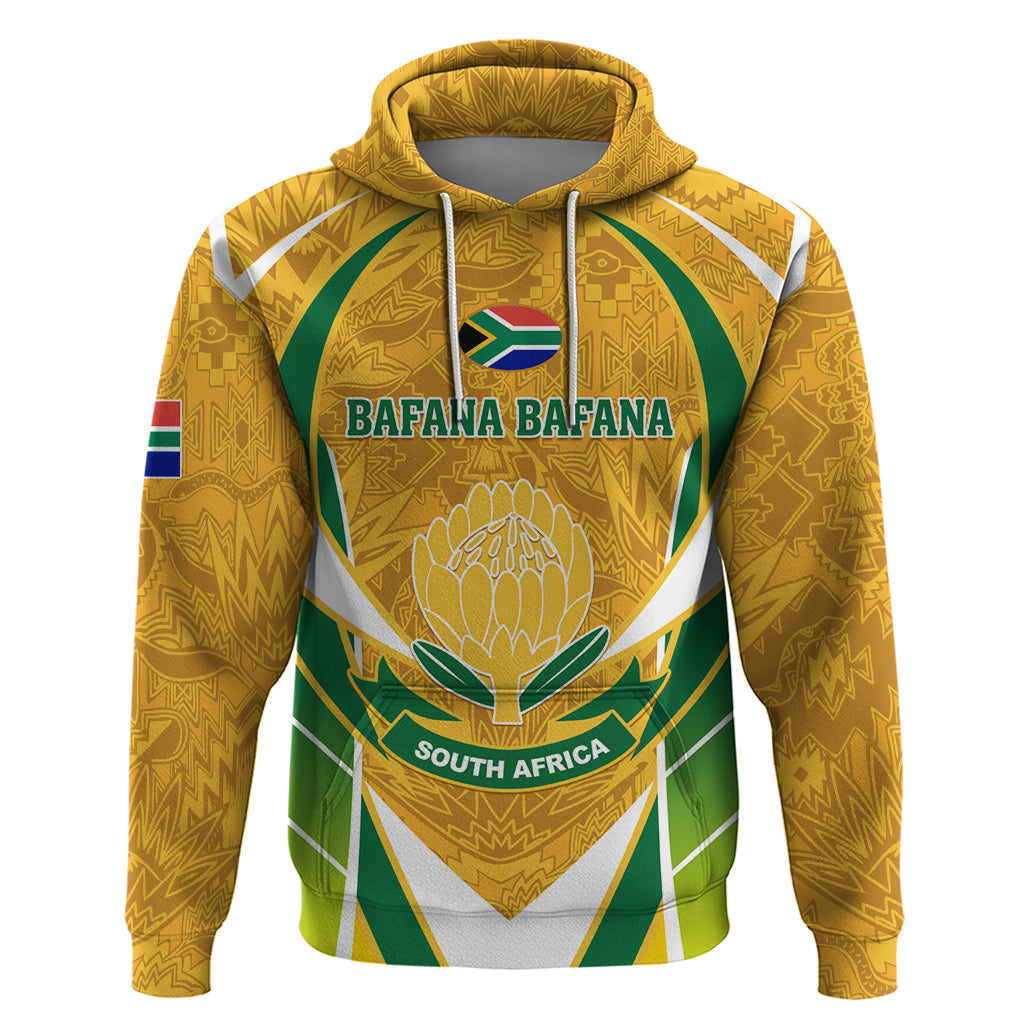 South Africa Soccer Hoodie Come On Bafana Bafana - Wonder Print Shop