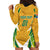 South Africa Soccer Hoodie Dress Come On Bafana Bafana - Wonder Print Shop