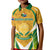 South Africa Soccer Kid Polo Shirt Come On Bafana Bafana - Wonder Print Shop